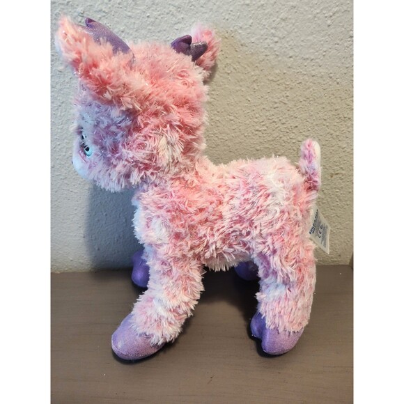 Build A Bear 2016 Pink Glitter Metallic Twinkle Plush  14" Reindeer Deer Holiday - Picture 6 of 13